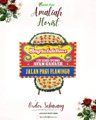 Bunga Papan Congratulation di Serdang Wetan